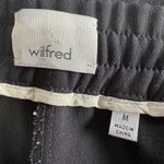 Aritzia  Wilfred Buffon Black Drawstring Crepe Joggers Trouser Pants‎ Size Medium Photo 5