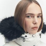 ZARA ski puffer jacket skiing coat feathers down fitted winter coat Photo 7