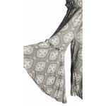 Time & Tru NEW  Pink Off The Shoulder Boho Shirred Peasant Flutter Sleeve Top S Photo 2