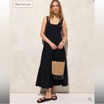 J.Crew  Airy gauze tiered maxi dress in black Photo 2