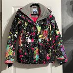 GSOU SNOW Paint Splatter Snowboarding Insulated Jacket Size XS Regular Fit NWOT Photo 9