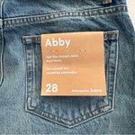 Reformation Abby High Rise Straight Jeans in "Galway", Size 28, NWT Photo 7