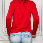 Victoria's Secret NIP Pink Glitter “Angel” Red Long Sleeve Tee Size XL Photo 1