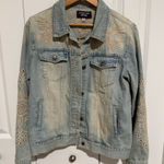 Johnny Was  Embroidered Iva Denim Jacket Women’s Size small Photo 0