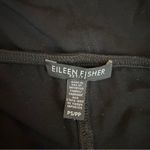 Eileen Fisher Black Long Sleeve Lightweight Super Mini Dress/Long Shirt Petite XS Photo 2