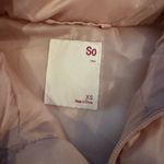 SO  Light Pink Quilted Vest XS Photo 2