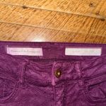 Pilcro and the Letterpress  textured embossed 28 Script pants Photo 3