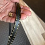 Leather adjustable purse strap Black Photo 2