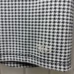 Alo Yoga  Black and White Athletic Biker Shorts Micro Houndstooth Size S Photo 2