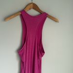 SKIMS  Fuchsia Foil Racerback Soft Lounge Tank maxi Dress XL Photo 7