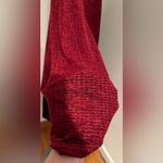 Modern Lux Christine Modern Thompson Red Velvet comfortable Long Sleeve Blouse Sz. 2X. Photo 5