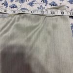 Saks 5th Avenue Saks Fifth Avenue Size 6 Wool and Silk Blend Wide-Leg Pants in Light Sage Green Photo 3