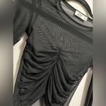 Tiger Mist  Women’s Full Sheer Black Long Sleeve Mesh Pullover Shirt Sz S EUC Photo 1