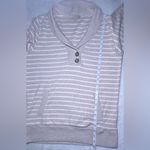 Banana Republic Women's Striped Shawl Collar Pullover Sweater M Photo 7