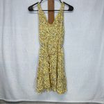 SheIn  White & Yellow Floral‎ Sunflower Print Sleeveless Dress Size S Photo 3