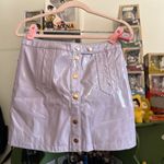 Forever 21 Shiny Lilac Mini Skirt Photo 4