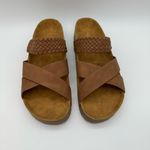 New. Brown Sandals for Women – Soft Cushioned Soles, Casual Warm Weather Wear Size 9 Photo 5