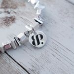 Bomb Party Silver Tone & Blue Single Bracelet Photo 5