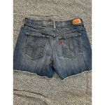 Levi's  501 Womens Cut Off Shorts High Waist Blue Button Fly Size 4 Photo 1