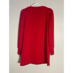 JODIFL  NWT Quilted Bubble Bow Sweatshirt Dress Size Medium Long Sleeves Photo 3