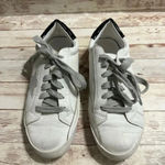 White Sneakers Size 8.5 Women's Shoes Walking Trendy Gray Photo 8