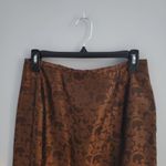 Maggy London Bronze Metallic Paisley Pencil Skirt 8 Photo 2
