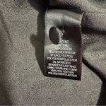 WAYF Size M Black Floral Jacquard Elegant Silky Cropped Classic Wrap Top Date Photo 7