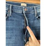 MOTHER Denim NWT MOTHER The Outsider Sneak Jeans in Dark And Stormy Night Women’s size 32 Photo 4
