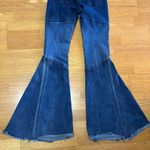 Wisteria Lane Coastal Cowgirl Western Festival Boho Chic Flare Bottom Jeans S Blue Photo 6