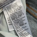 Levi's Levi’s Wedgie Straight Leg Dark Wash Button Fly Cotton High Rise Jeans 29 X 26 Photo 9