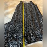 AQUA  Women’s Dress Size M Polka Dots Black and White Mini Ruffle Asymmetrical Photo 7