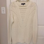 Rachel Roy Cream Colored Crewneck Sweater Photo 2