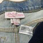 Isabel Maternity NWT 4  Under Belly Light Wash Denim Maternity Jean Shorts New Photo 3