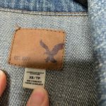 American Eagle Outfitters Womens Blue Long Sleeve Button Front Denim Jacket XS Photo 4