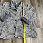 J JILL Women Jacket XL Houndstooth Preppy Old Money Knit Blazer Corporate Office Photo 3