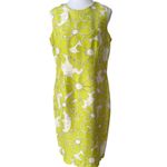Vintage Womens Green Cocktail Dress 12 Semi Formal Retro Silk 60s Classic Y2K Photo 6