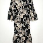 Anthropologie NEW Tracy Reese Sz 8 Flounced Lace Midi Overlay Dress Photo 0
