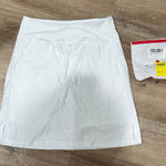 White 20” long swim skirt Photo 0