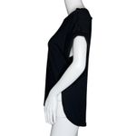 Satva  Shirt Womens Small Black Open Back Athletic Top Workout Yoga‎ Athleisure Photo 2