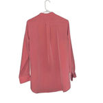 Ralph Lauren Lauren  Pink Button Down‎ Blouse Size Large Photo 2