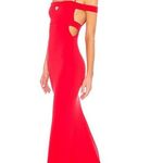 Lovers + Friends  Size XS Dress Cece Gown in Red Rose $228 Cut Out Sexy Photo 0
