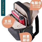 Black Nylon Backpack with Gold Hardware Photo 15