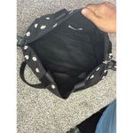 Alice + Olivia  Daisy Print Black Canvas Duffel Bag Unisex Travel​ Photo 6