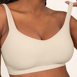 TrueKind Daily Comfort Wirefree Shaper Bra 2XL Chai Tan Size undefined Photo 0