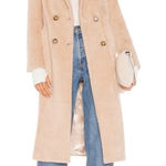 ASTR  the Label Daria Faux Fur Coat Sand Natural Photo 0