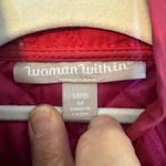 Woman Within Women Within Quilted Red Vest- size Medium 14/16 Photo 2