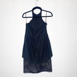 Finders Keepers  Fatal Attraction Dress Mesh Bottom Halter Black M Photo 3