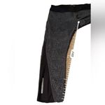 Nike  Dri Fit Mid‎ Rise Black & Gray Cheetah Print Cropped Leggings Sz M Photo 9