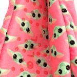 Star Wars  Mandalorian Baby Yoda Slippers, Pink, Shoe Size 8-10 Photo 2