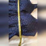 Avenue NAVY Jacquard Tankini Swim Top, Size:US 14W Blue Photo 3